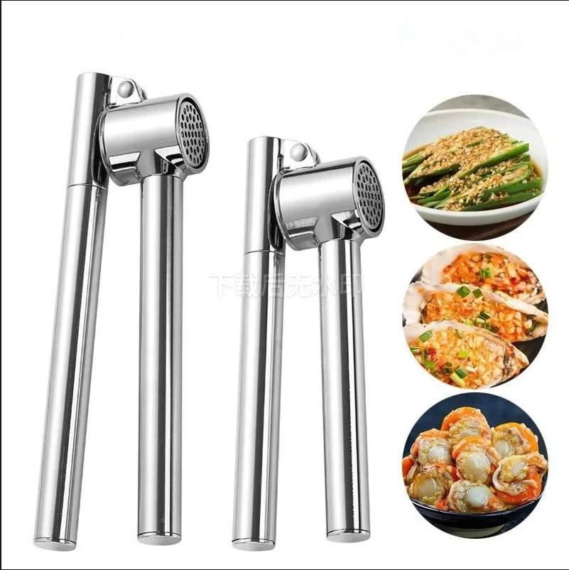 

Non-slip thickening multi-functional zinc alloy stainless steel high-quality garlic press Garlic crusher Garlic crusher is easy