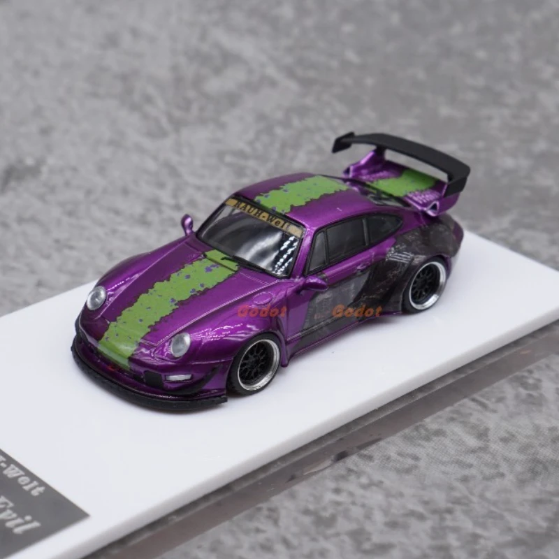 Xke 1:64 RWB993 ألعاب معدنية للسيارات دييكاست نموذج معدني هدايا #1