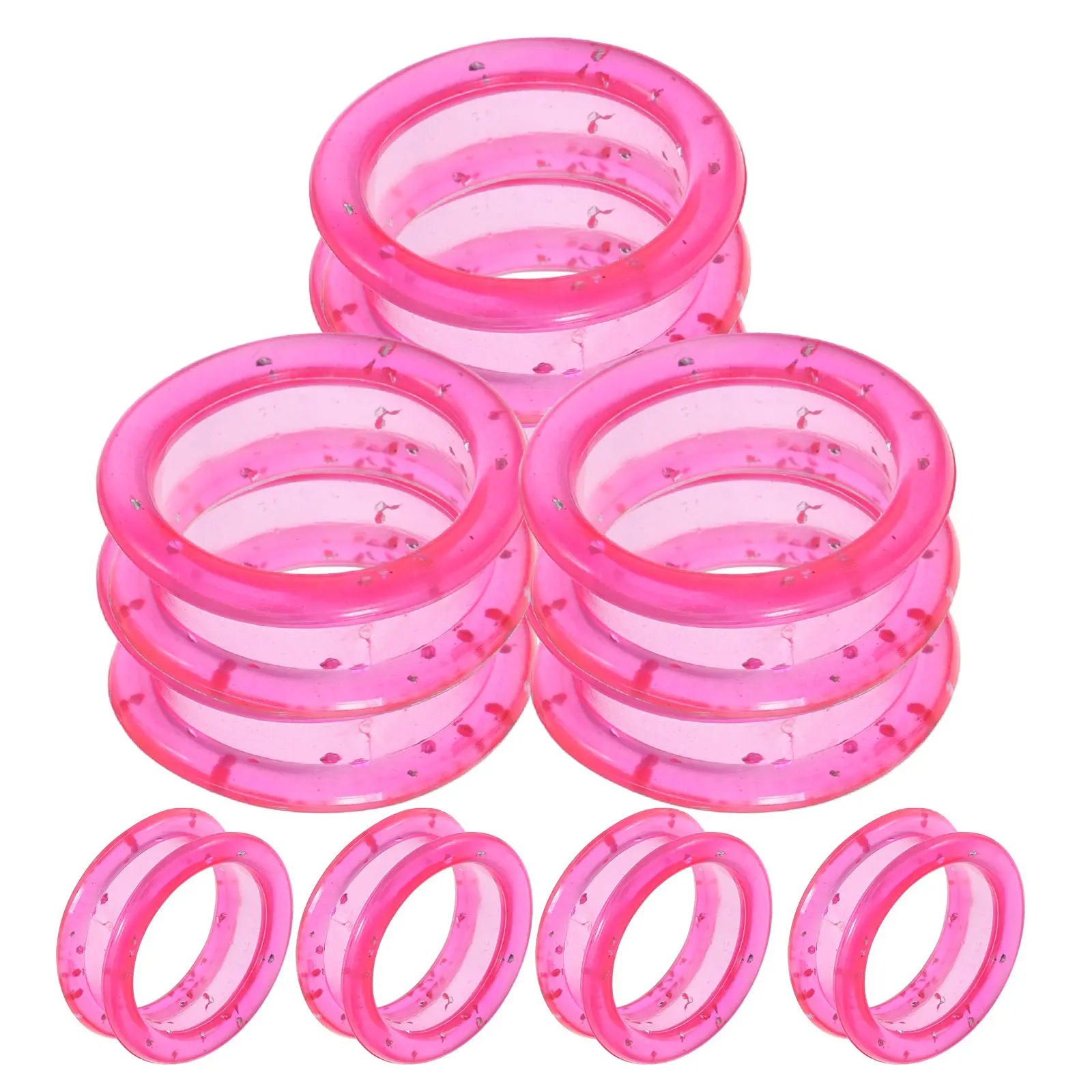 12Pcs Vibrant Silicone Scissor Finger Rings Dog Grooming Accessories Precision Control Fatigue Relief Pet Scissor Finger Rest