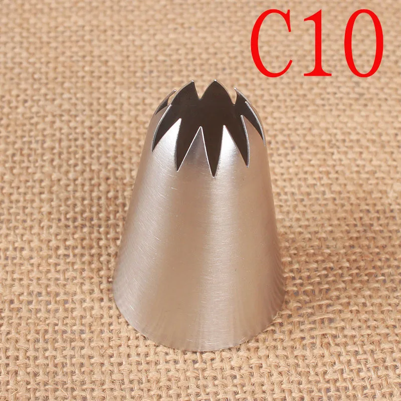 1PCS Large Icing Piping Nozzles Russian Nozzles Pastry Tips Cookies Cake Decorating Tools Tips Cream Fondant Pastry Nozzles #C10