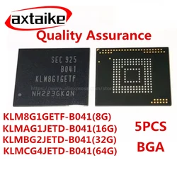 1PCS KLM KLM8G1GETF KLMAG1JETD KLMBG2JETD KLMCG4JETD B401 8/16/32/64G BGA EMMC 5.1 Memory Chip IC
