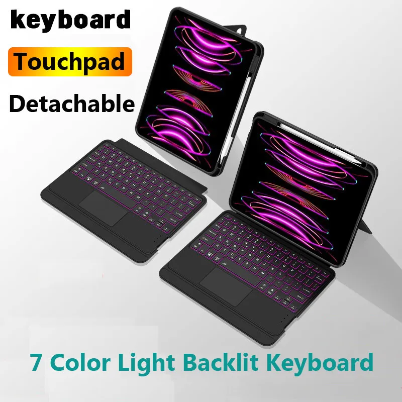 

Touchpad Keyboard for Huawei Matepad Pro 13.2 2023 Air 11.5inch 2023 11 2021 Pro11 2024 2022 Backlit Keyboard Case with Pen Slot