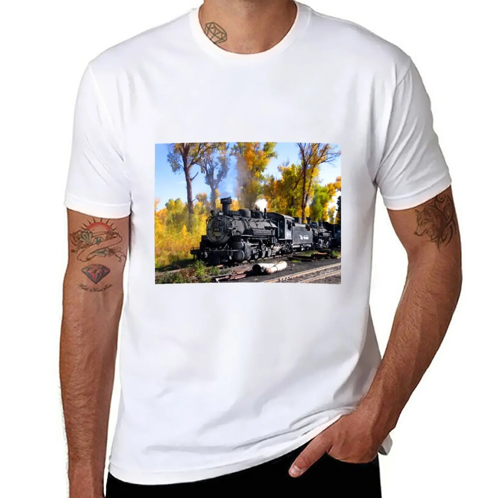 New Cumbres & Toltec Railroad T-Shirt shirts graphic tees plus size tops cute clothes black t shirt Short sleeve tee men