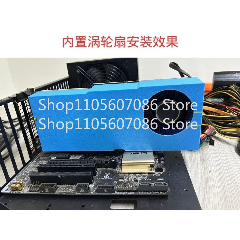 Suitable for AMD Mi50 Graphics Card, Built-in Cooling Fan, Multi-color Optional