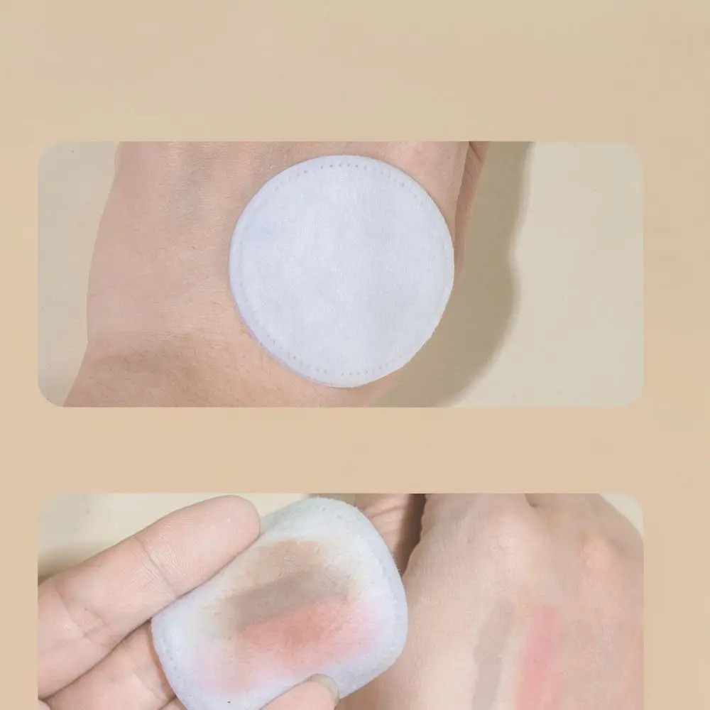 Gentle Round Cotton Makeup Pads Thickened Three Layer Face Wipes Lint Free Cleaning Accessory For Daily Beauty Care Routine