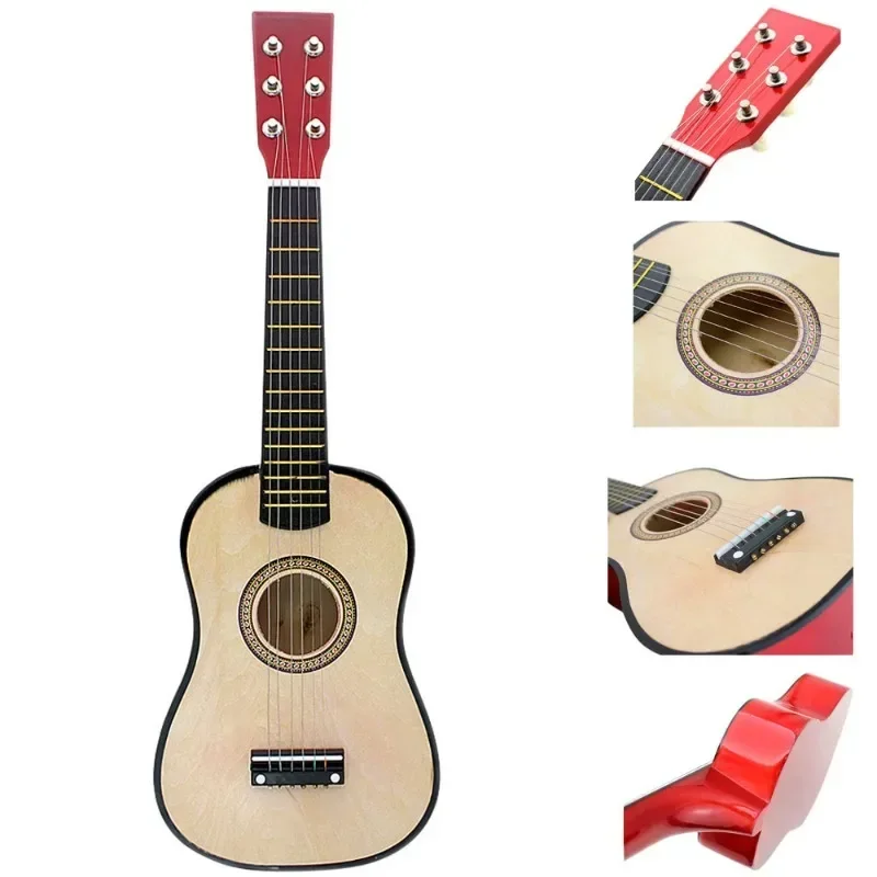 21 Inch Guitar Musical Classical Ukulele Educational Acoustic 6-String Beginner Instrument Folk