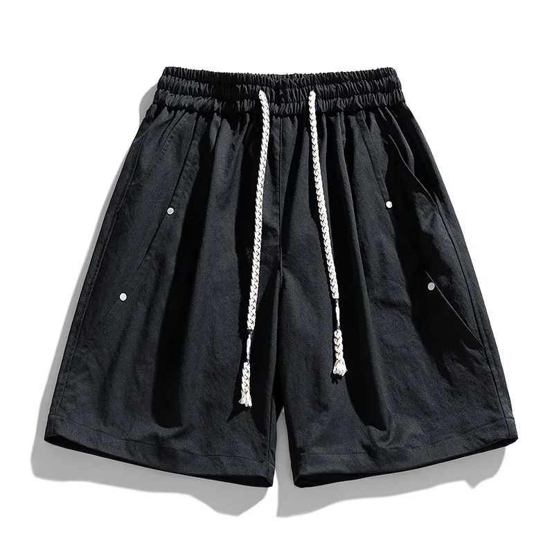 

Summer Outdoor Comprehensive Training Sweat Absorbing Quick Drying Shorts Men Fashionable Trendy Loose Straight Five Inch Shorts