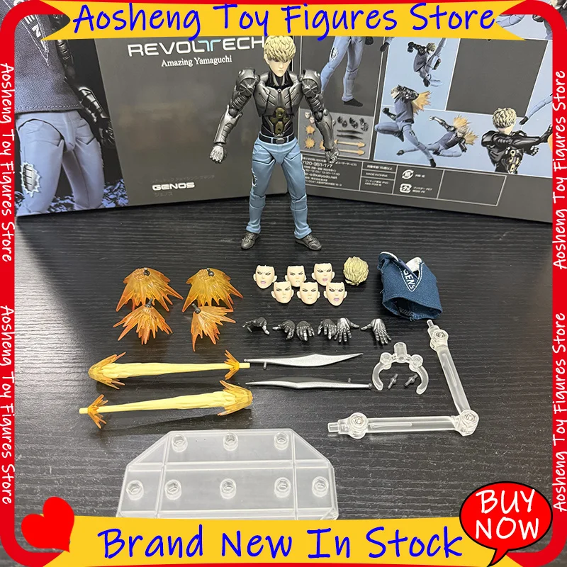 Hot New Genos Anime Action Figures One Punch Man Joint Movable Pvc Model Statue Collectible Desktop Decor For Anime Fans