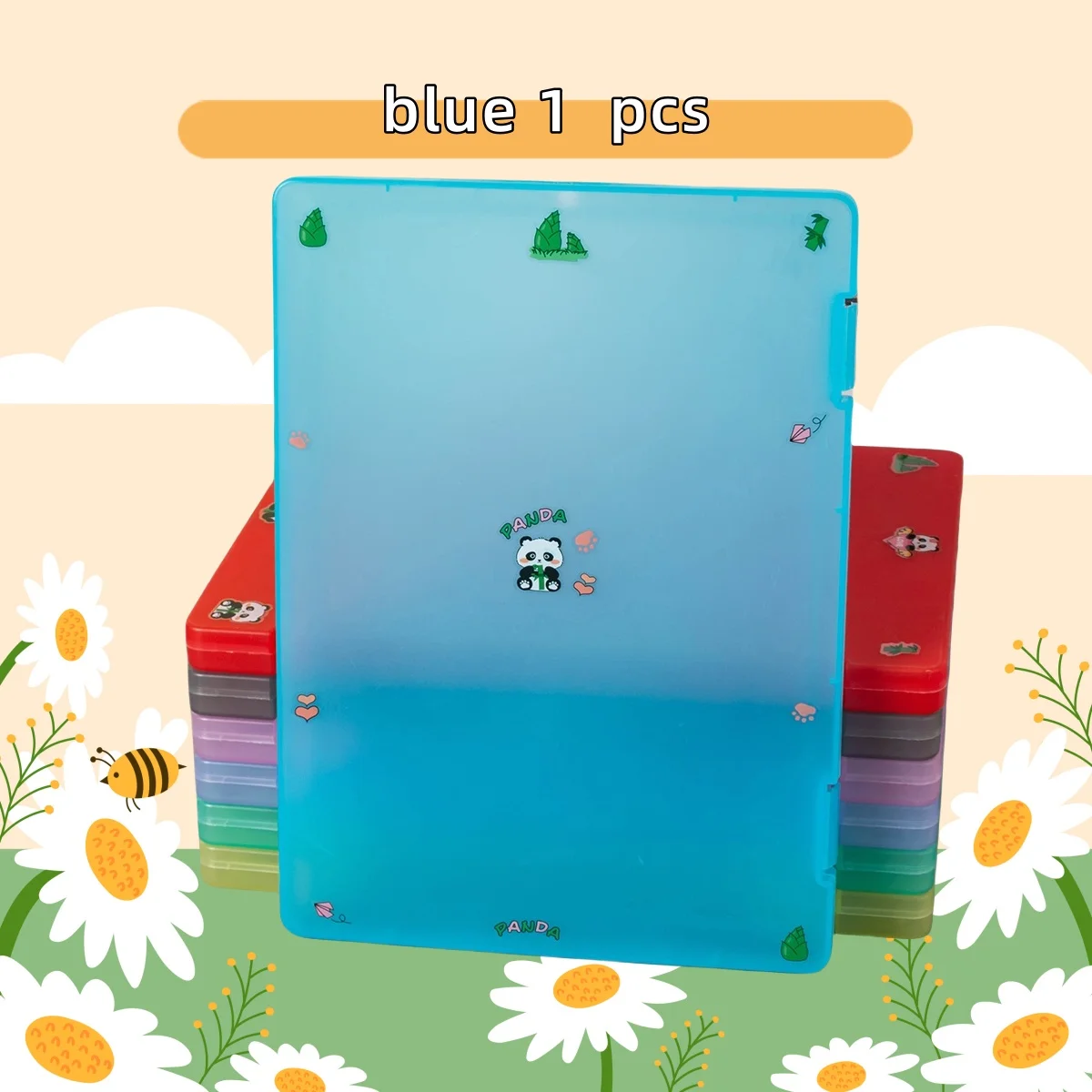 

A4 File Storage Box Paper Box Printing Paper Transparent Office Art Test Paper Plastic Box File Box Document Organization Box