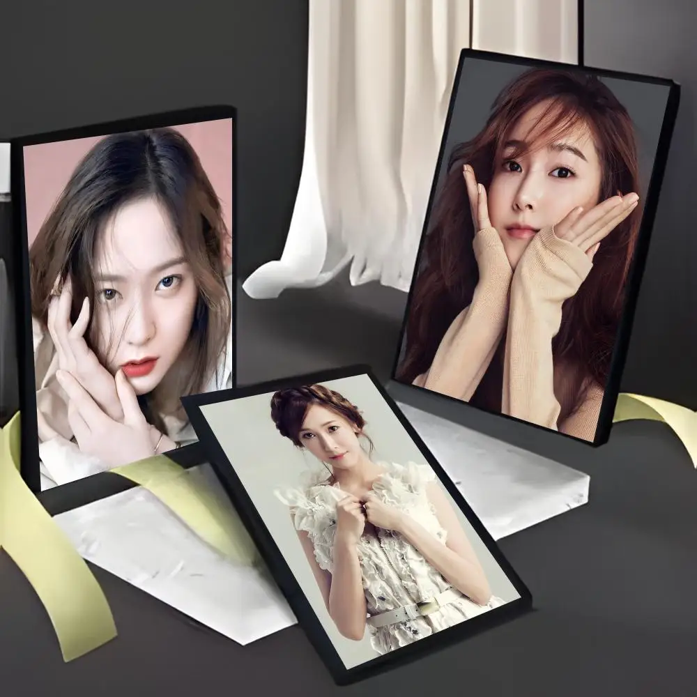 Elegant Iconic Korean Beautiful Singer J-Jessica J-Jung Poster American Film Mural Home Childrens Room Wall Decor Print