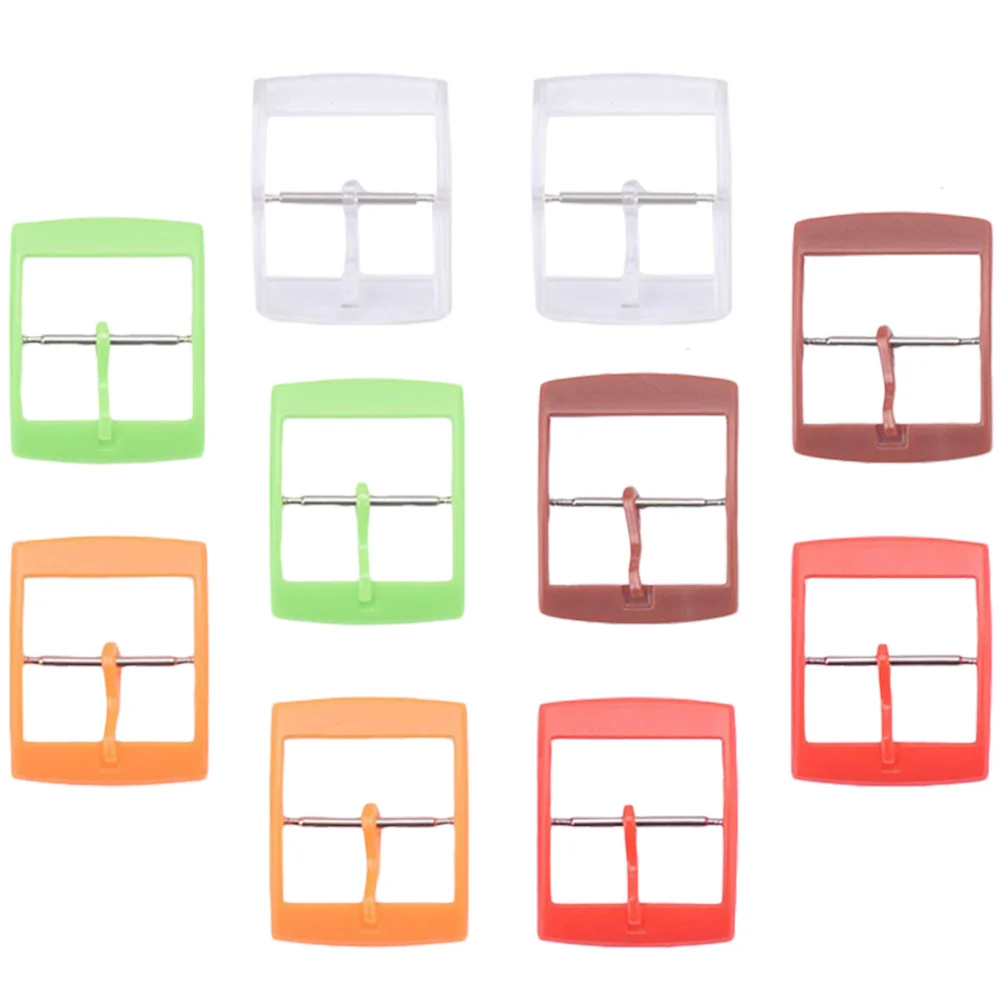 

10Pcs Durable Plastic Watch Clasp Elegant Strap Buckle Accessories for Watch Repair and Fashion Watchband Buckle