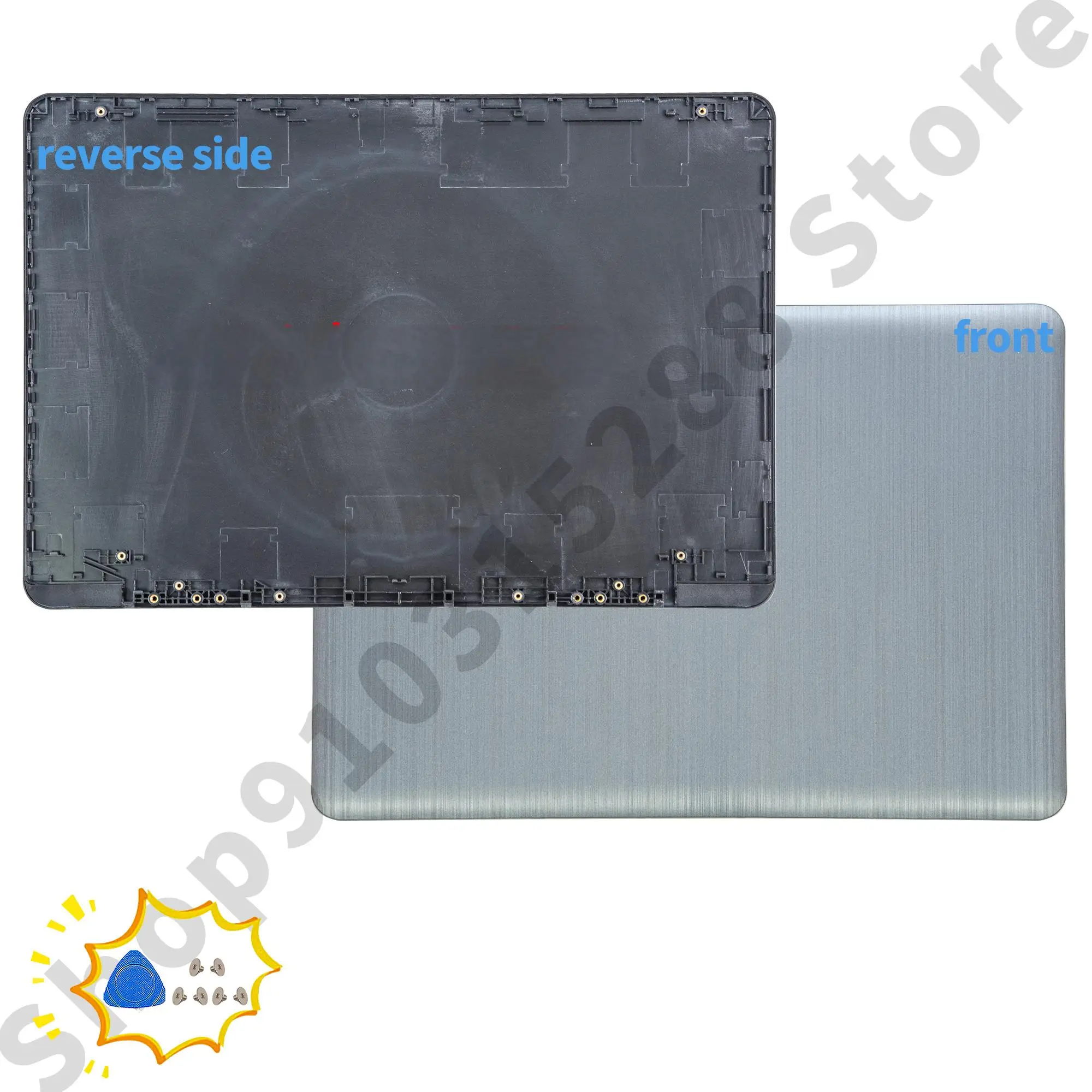 Funda de plástico para ordenador portátil, cubierta trasera con bisel frontal, reemplazo de plástico, para S4000V, S4100V, S4200U, S410U, X411, R421U