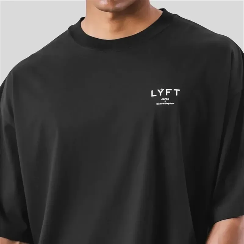 ONE POINT LYFT Mens Running T Shirts 100% Cotton High-end Luxury Unisex Style Both of Men and Women