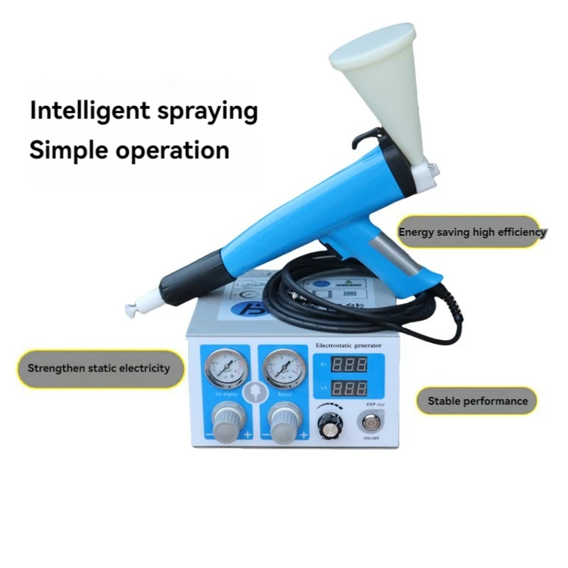 

220V 110V Lab Test Electrostatic Powder Coating Machine With Test Cup Powder Coating Spray Gun