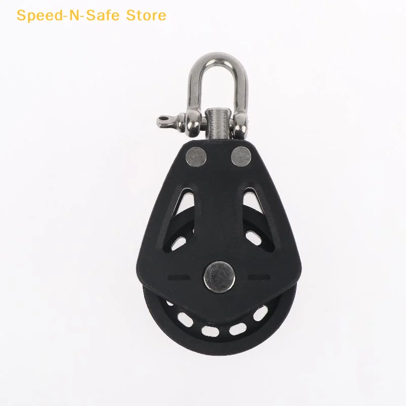 High Load Rope Runner Sheave Block Plain Bearing Universal Wearproof for Sailboat Marine Sailing Rigging Work