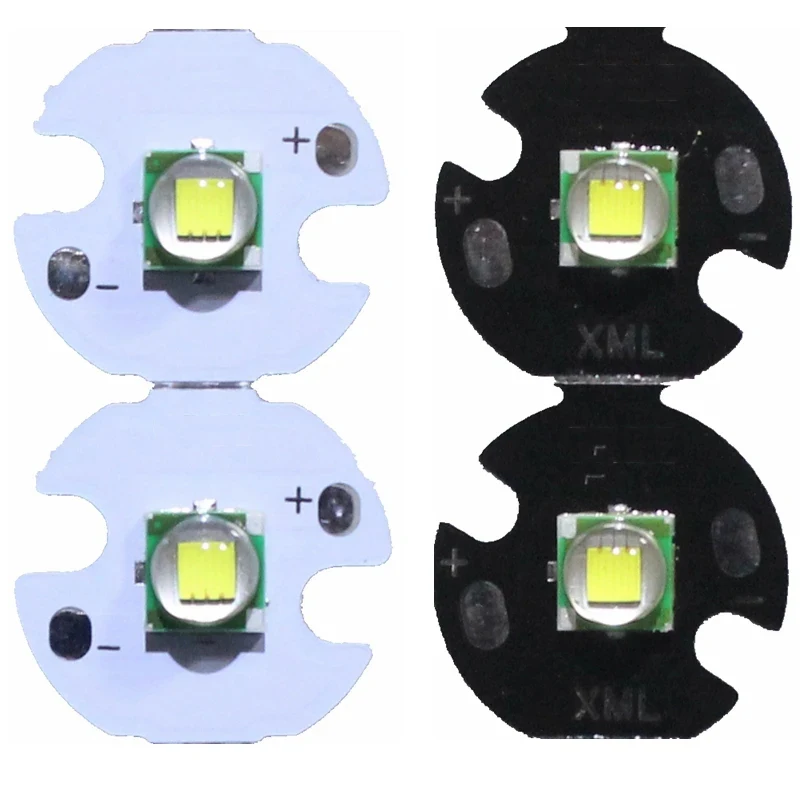 Diodo de cerámica de alta potencia para bicicleta y coche, piezas de linternas de diodo LED de 10 piezas, 10W, 5050-L2, Ti6, XLM, 3-3,7 V, 5*5mm