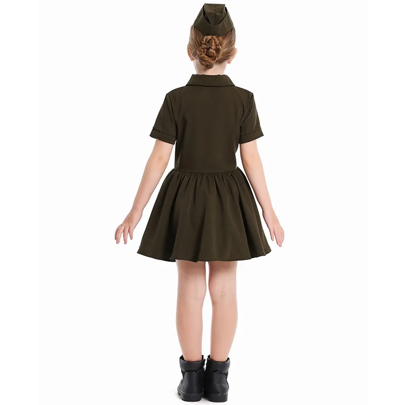 Хэллоуин косплей опыт костюм военный зеленый костюм на молнии механический костюм простаты платье