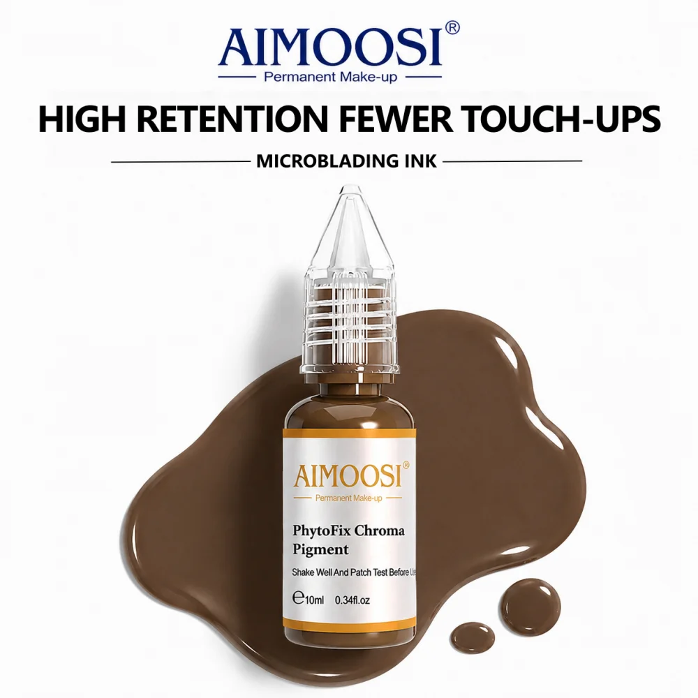 AIMOOOSI Permanent Makeup Pigment PMU Eyebrow Tattoo Ink Micropigmentation Pigments One-pass Coloring for Brow Tattoo Supplies