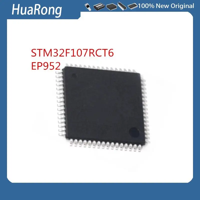 5PCS/LOT      STM32F107RCT6   STM32F107     EP952     QFP64