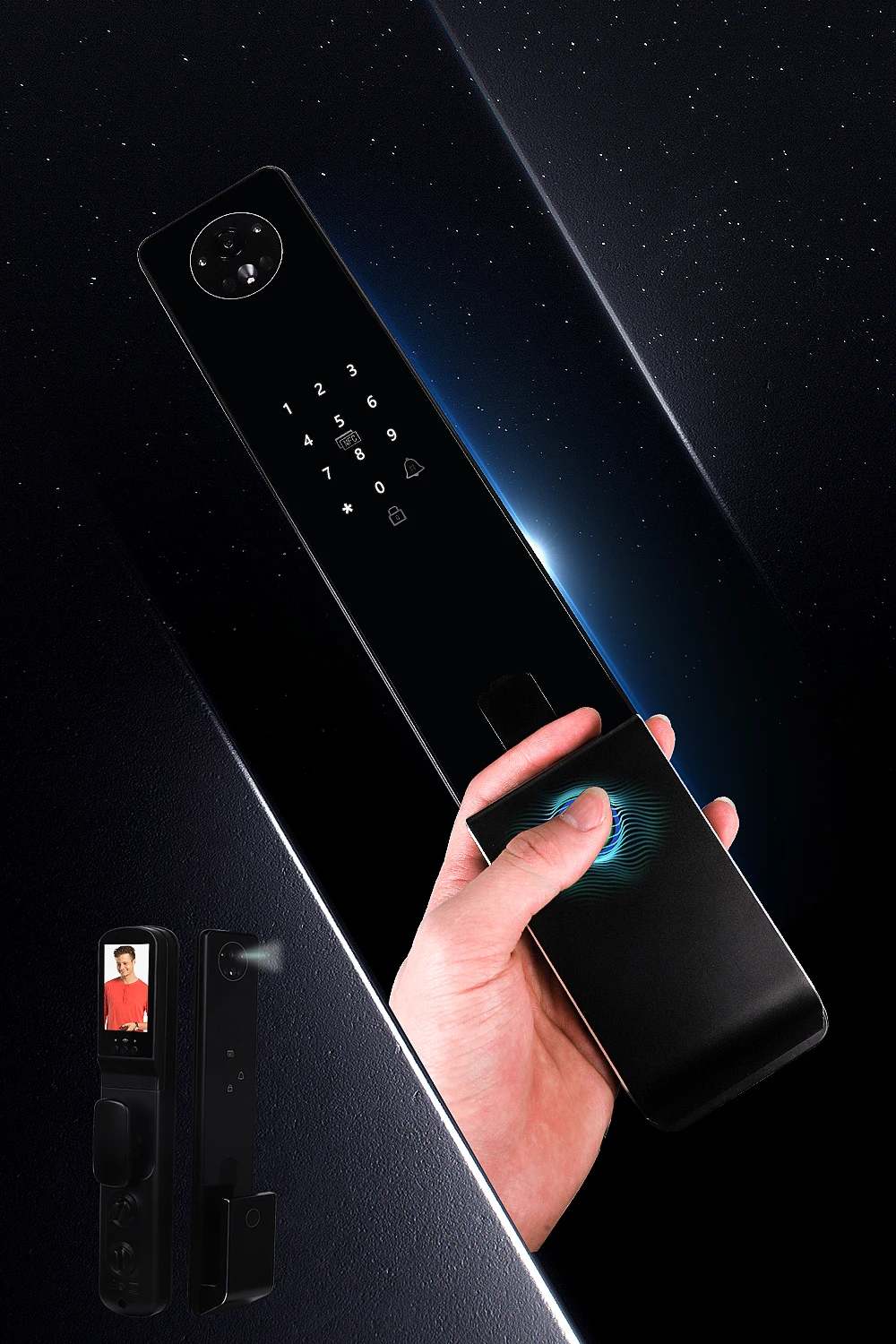 Picture 6: Combination Home Security Fingerprint Smart LockBingoelec Automatic Biometric Lock Rfid IC Card Wifi APP