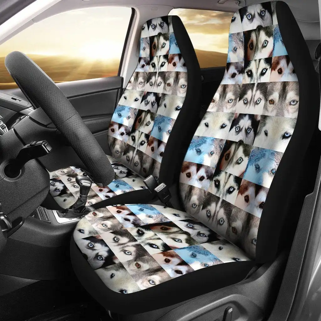 Custom Car Car Seat Covers Set 2 Pc, Car Accessories Seat Cover