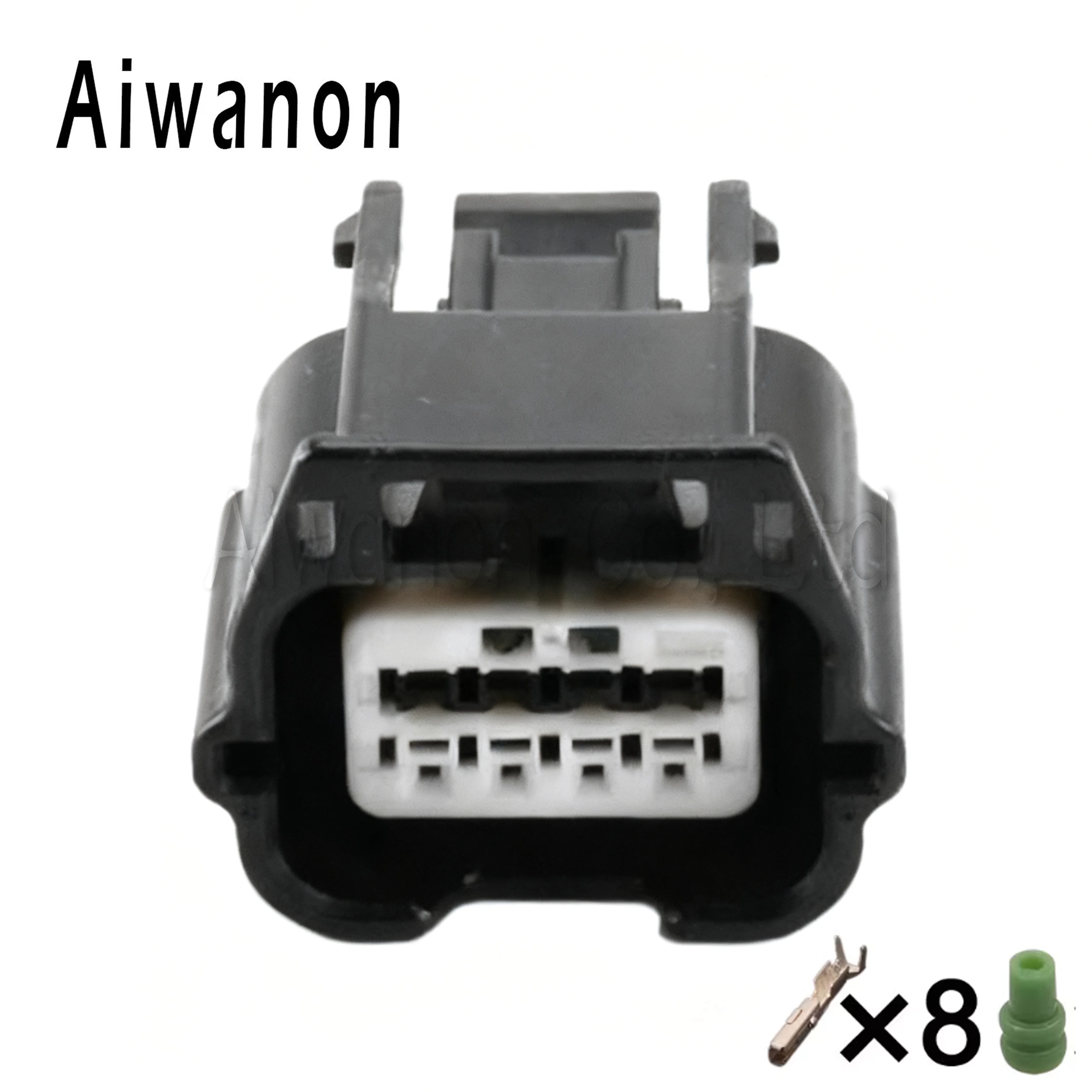 1 Set 8 Pin Auto Bumper Reverse Radar Sensor Connectors Waterproof Female Male Plug for 7282-8855-30 7283-8855-30
