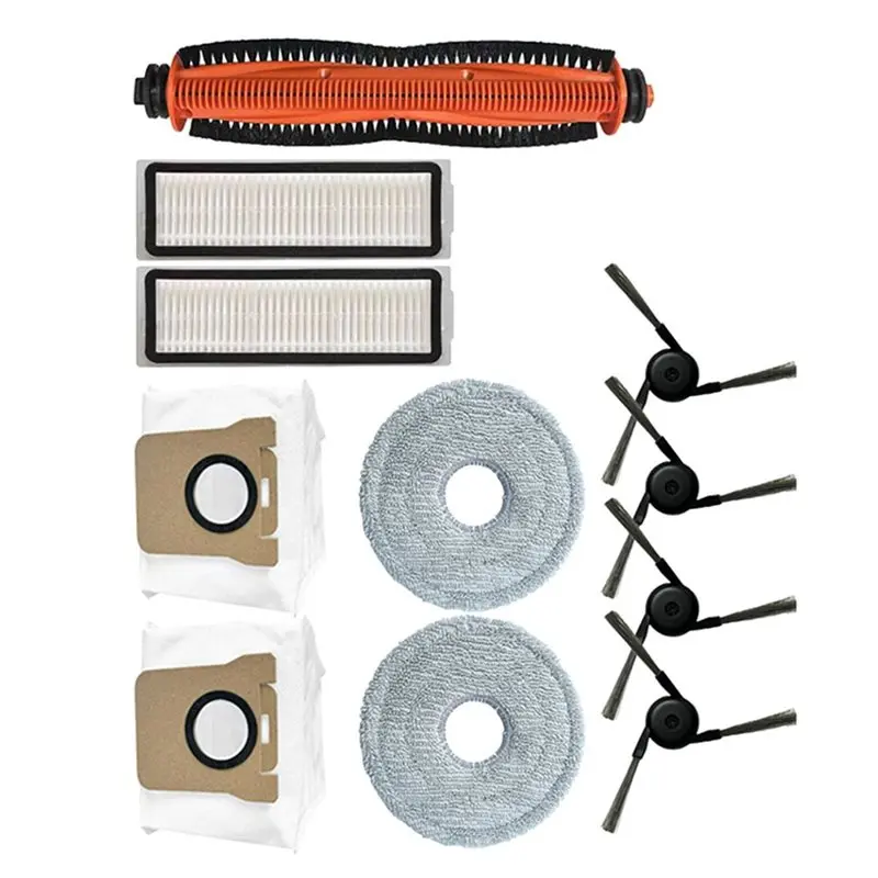 AB43-Fit Vervangende Onderdelen Kit Voor Mijia Robot Vacuüm Mop 5 Pro Accessoires-Hoofdborstel Filter Stofzak Mop doek
