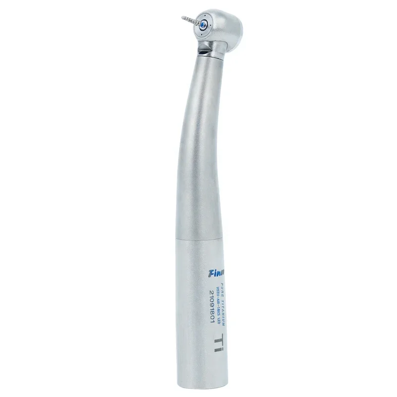 Air turbine handpiece with fiber optic quick connector den tal hand piece den tal high speed handpiece