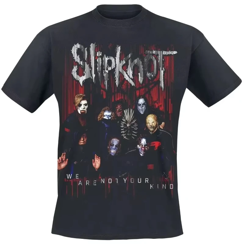

Slipknot Rock Art Rebellion T-Shirt - Unisex T-Shirt for Metal Fans and Avant-Garde Style Lovers Tops