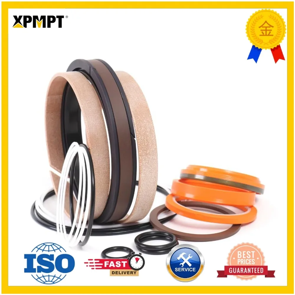 Hydraulic Arm Cylinder Seal Kit Compatible with Komatsu PC130-6 Hydraulics Repair Kit