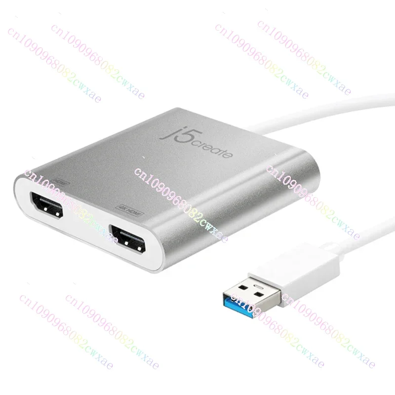 

J5Create JUA365 External Graphics Card USB3.0 To 2 Channel 2K4K DualDisplay Supports