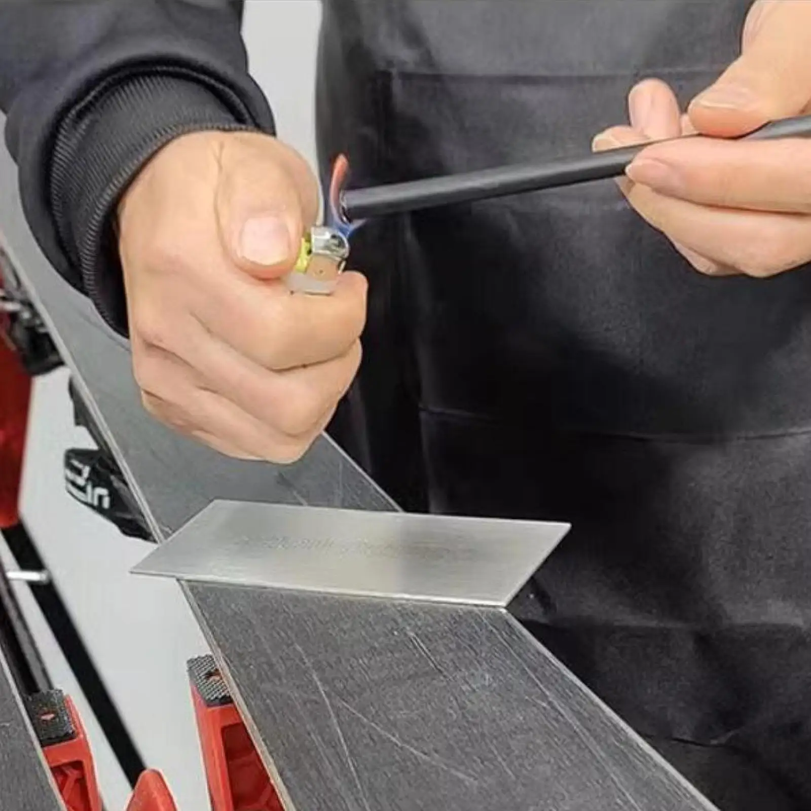 Snowboard Wax Scraper Wax Removal Board สําหรับสโนว์บอร์ดแว็กซ์บอร์ดเดี่ยว