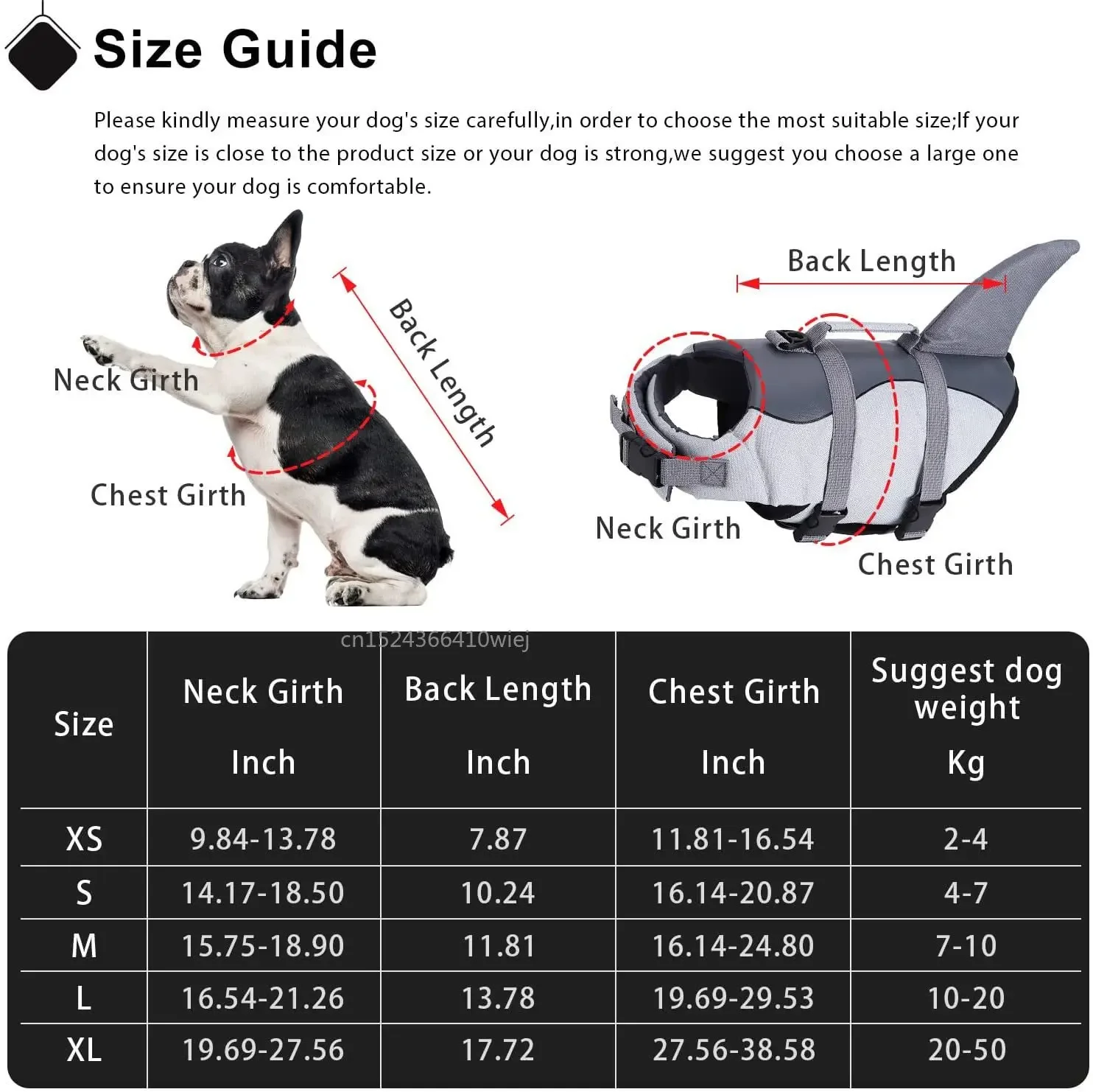 Shark Dog Life Jacket Enhanced Buoyancy Small Dogs Swimming Clothes Safety Vest with Handle for Medium Large Dogs Surfing