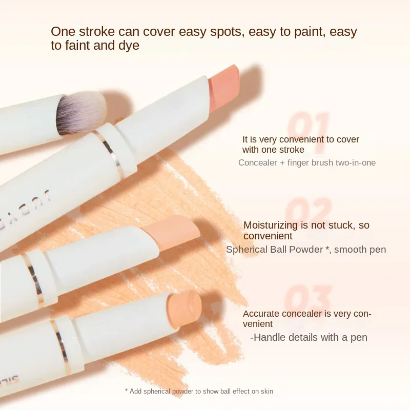 Judydoll Concealer vloeibare foundation make-up om donkere kringen vlekken puistjes markeringen contourstick te verbergen voor vrouwen