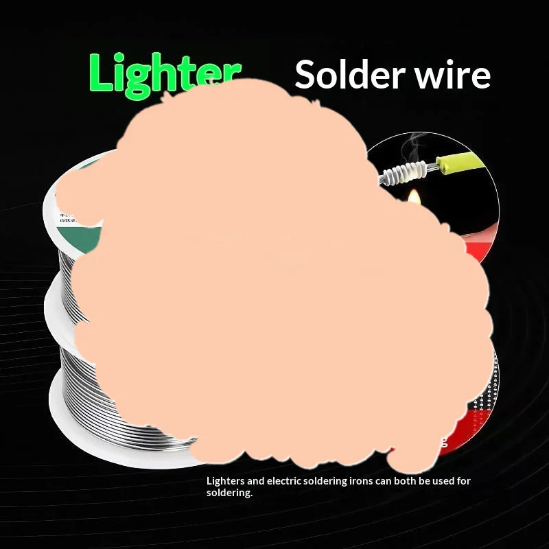 0.8mm 1.0mm Soldering Wire Rosin Core Solder Roll 20g 50g 100g No Clean Flux Electronic Welding Tool