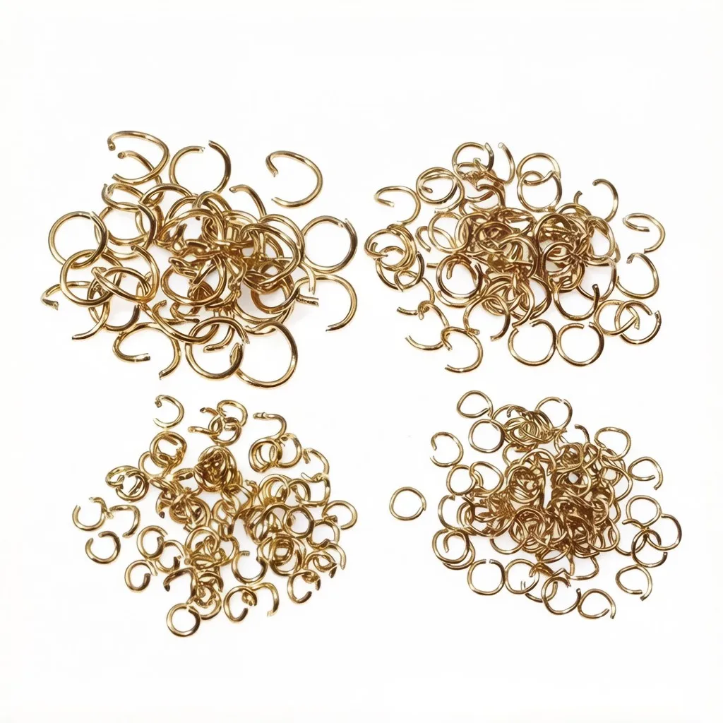 Open Jump Rings 200pcs/lot 3 4 5 6 7 8 10 mm Open JumpRings for DIY Jewelry Making Necklace Bracelet Findings Connector Supplies