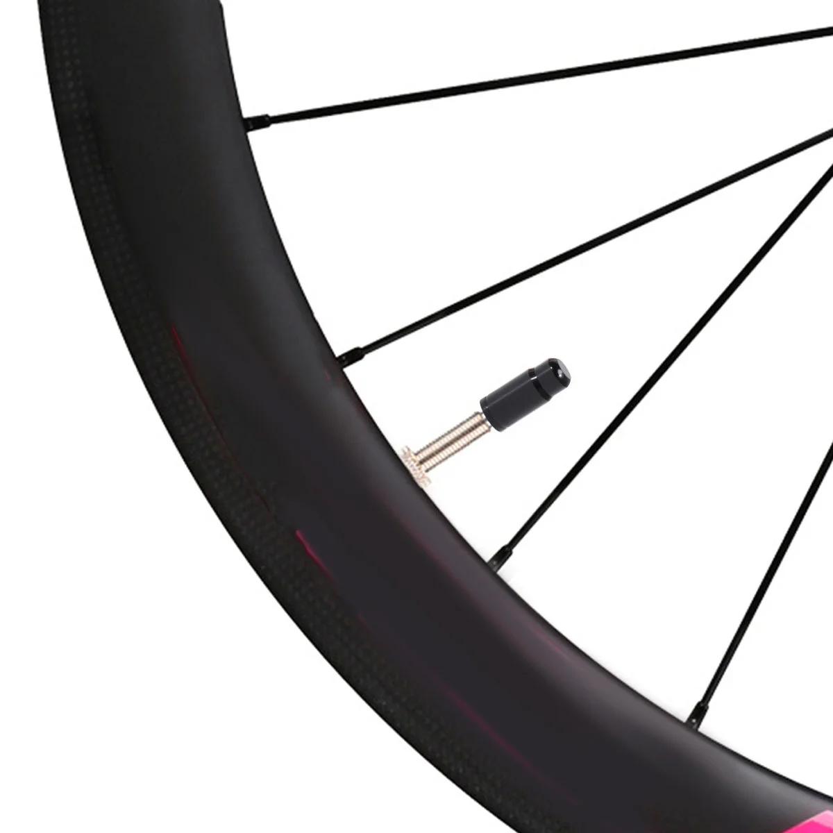 

5Pcs Aluminum Alloy Bike Tire Air Caps French Style Dustproof Waterproof Valve Stem Covers for Bicycle Mountain Bike Purple