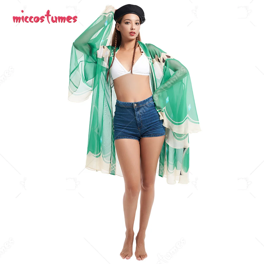 

women Swuisuit Kimono Haori Cover Up ONly Cosplay Costume Swimwear Anime Swimwear Bathing Suit