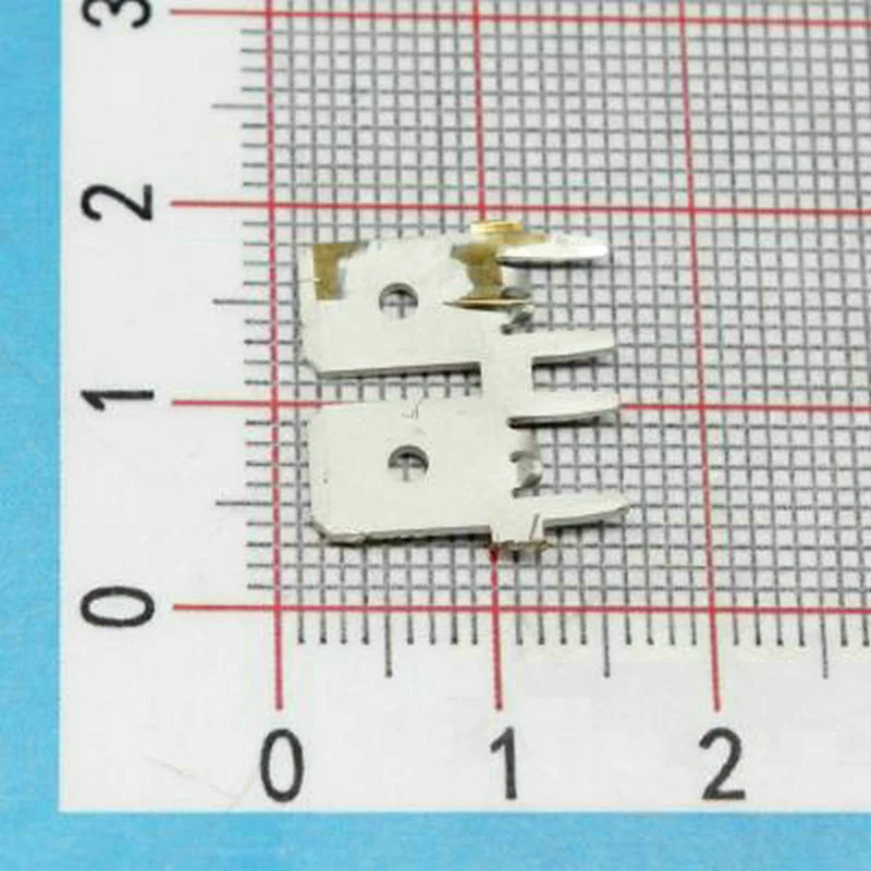 100PCS Genuine Tyco connector 63824-1 6.35mm insert