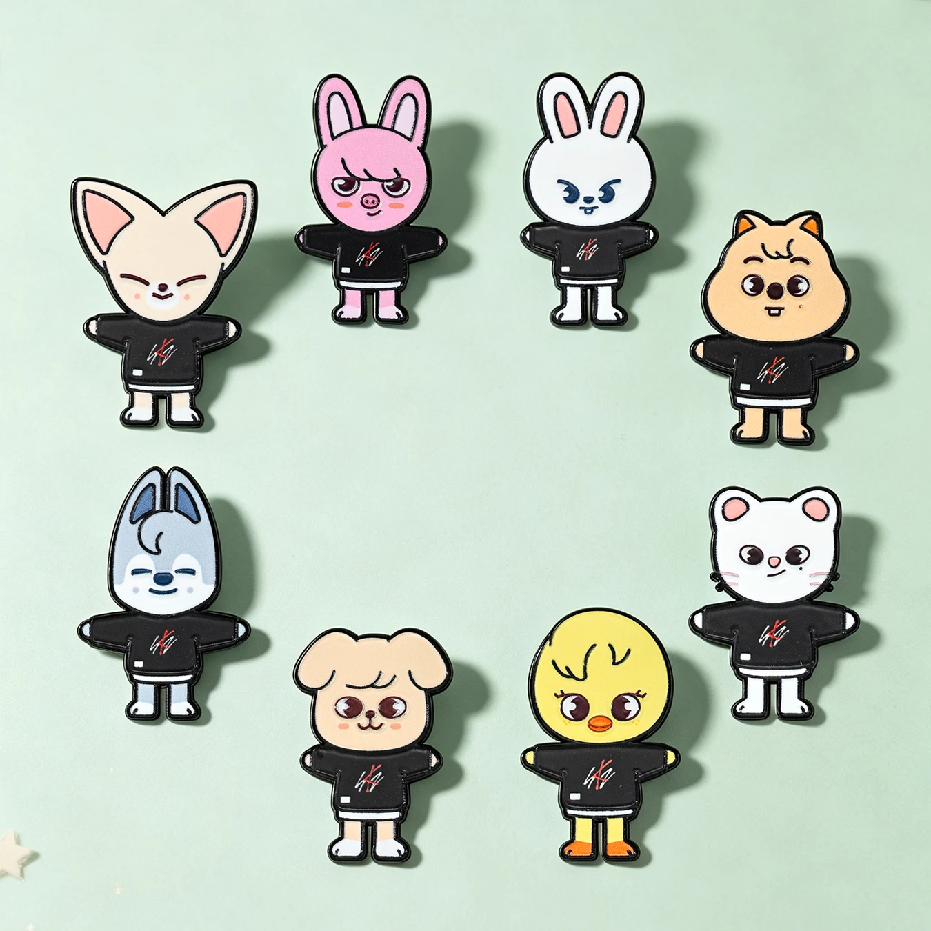 8/7 Stück Emaille-Pins, Cartoon-Anime-Charakter-Broschen, Anstecknadeln für Rucksäcke, Kleidung, Accessoires, Schmuck, Geschenke für Fans – Detail 6