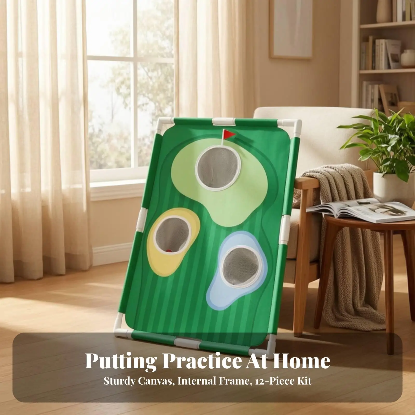 golf-training-board-with-grass-mat-versatile-for-backyard-golfers