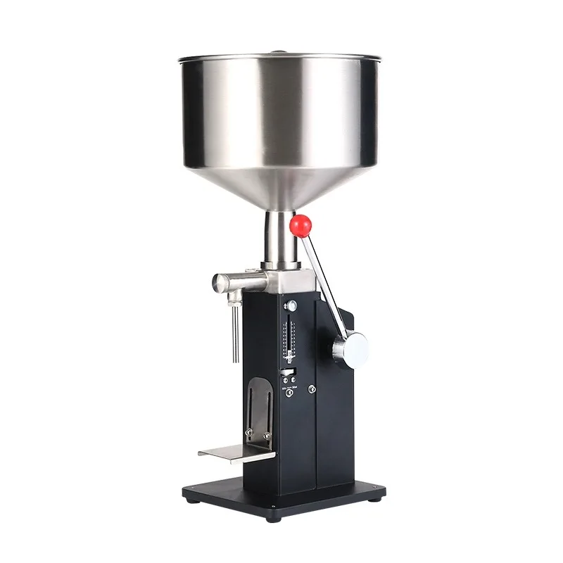 

5-50ML/10-100ML manual liquid filling machine 10L adjustable bottle filling sauce honey juice beverage water filling machine