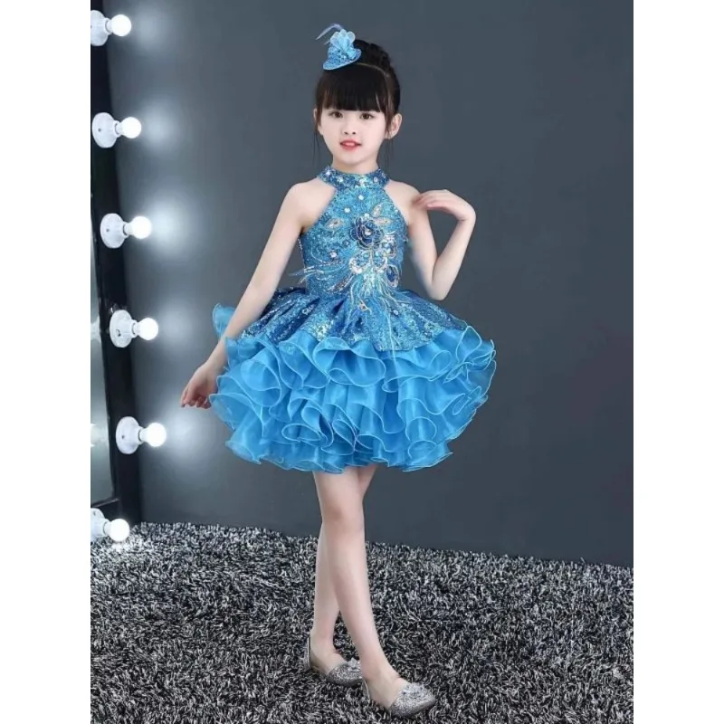 

Children's Day performance dress, kindergarten dance, fluffy gauze dress, choir dress