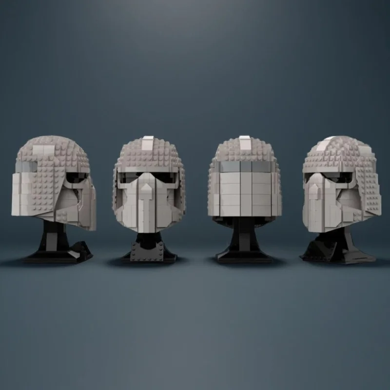 720pcs MOC Helmet Snowtrooper Space Battle Galaxy SciFi Model Building Blocks Module Diorama Figure Ship Robot Aircraft Toy Gift