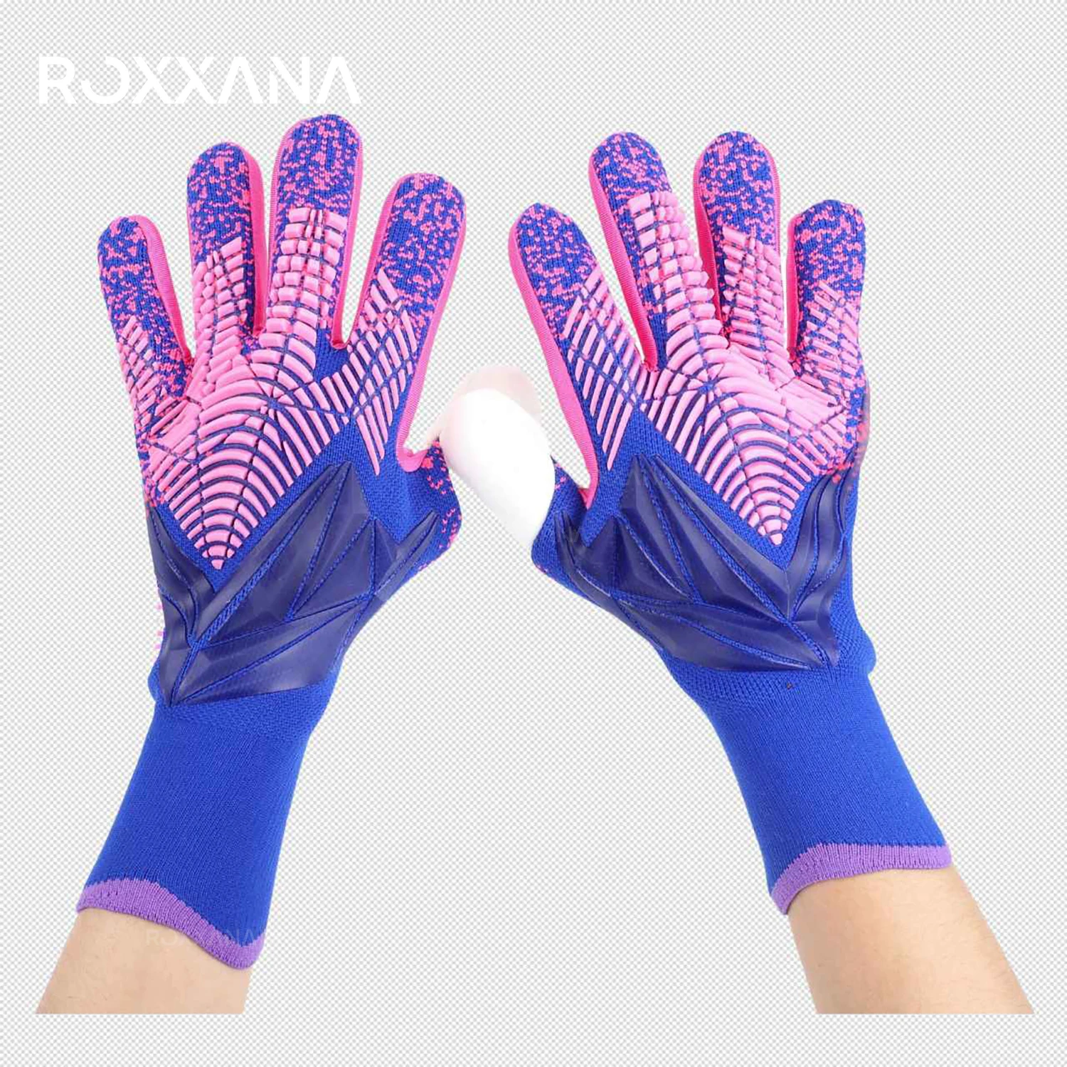 ROXXANA Goalkeeper Gloves Have Durable Grip High Anti Slip Performance, Providing Protection For Adult Football Training Matches