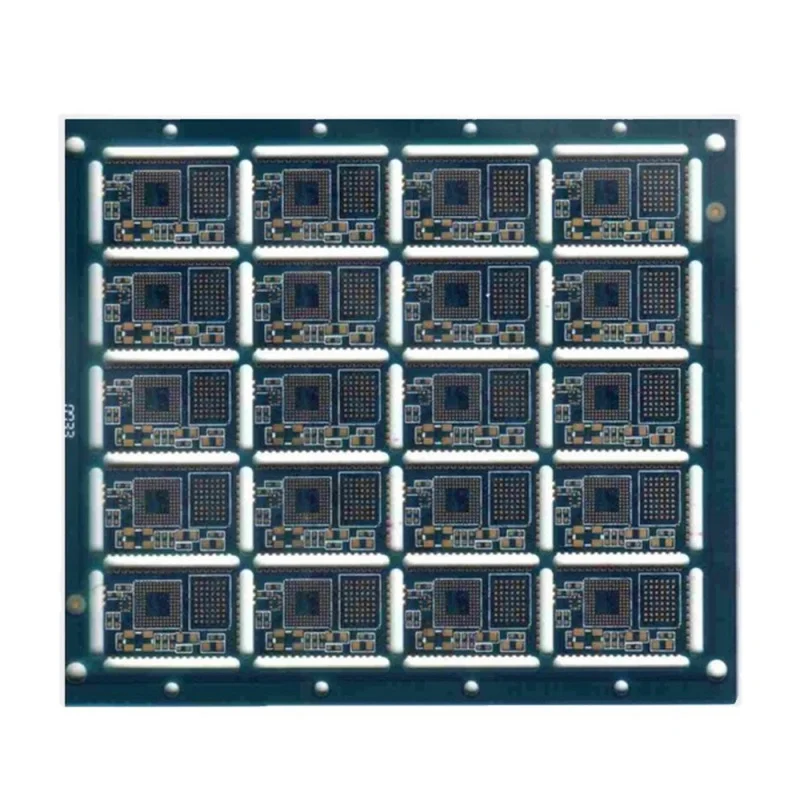 pcb多層回路基板、金メッキ、産業用制御ハーフホール基板pcbaセンサーhdic回路基板樹脂プラグホール
