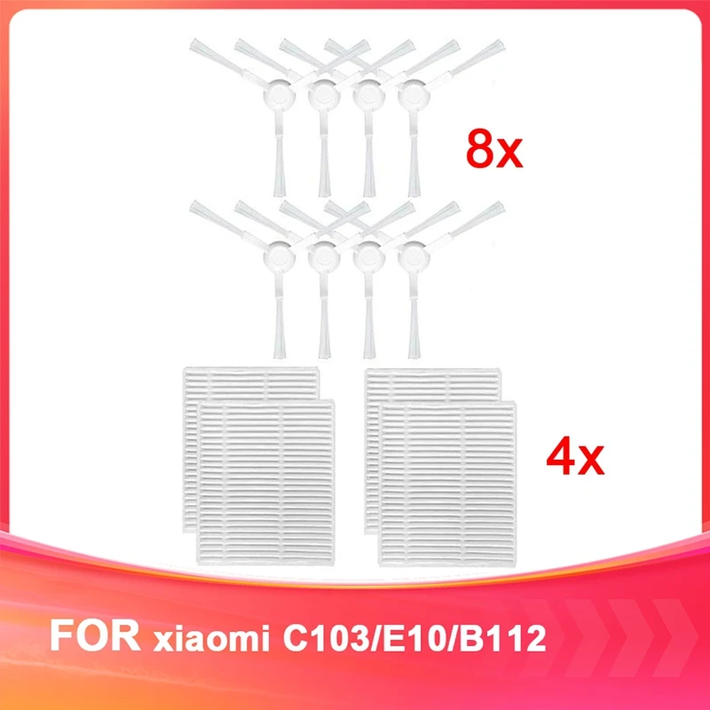 ATTWO-For Xiaomi C103/E10/B112 Robot Sweeping And Mopping Accessories Side Brush Filter 3C Enhanced Version Accessories