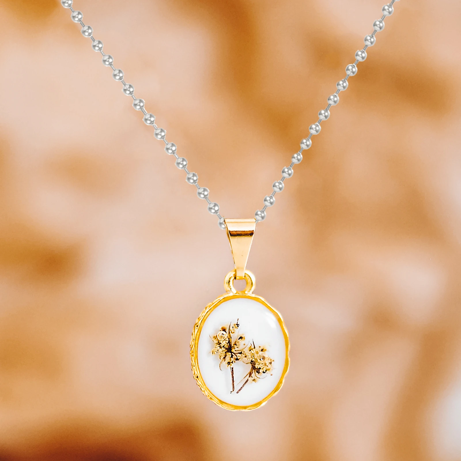 

Stainless Steel Charm Necklace Purse Hanging Dog Tag Ball Bead Metal Decorative Chains Jewelry Bead Chains Hanging Chain