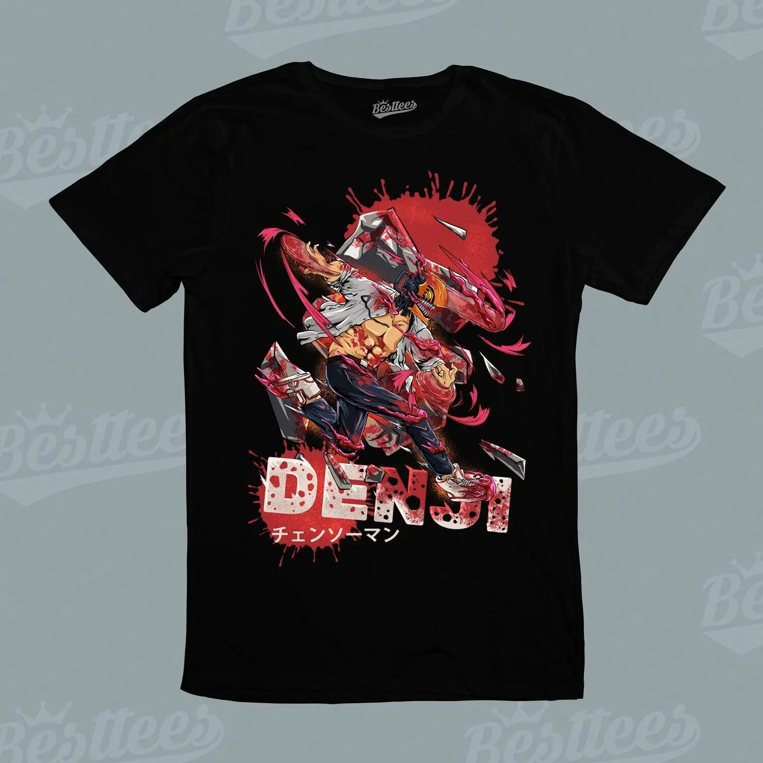 

Men / Women Japanese Anime Blood Chainsaw Man Super Denji Graphic T-Shirt