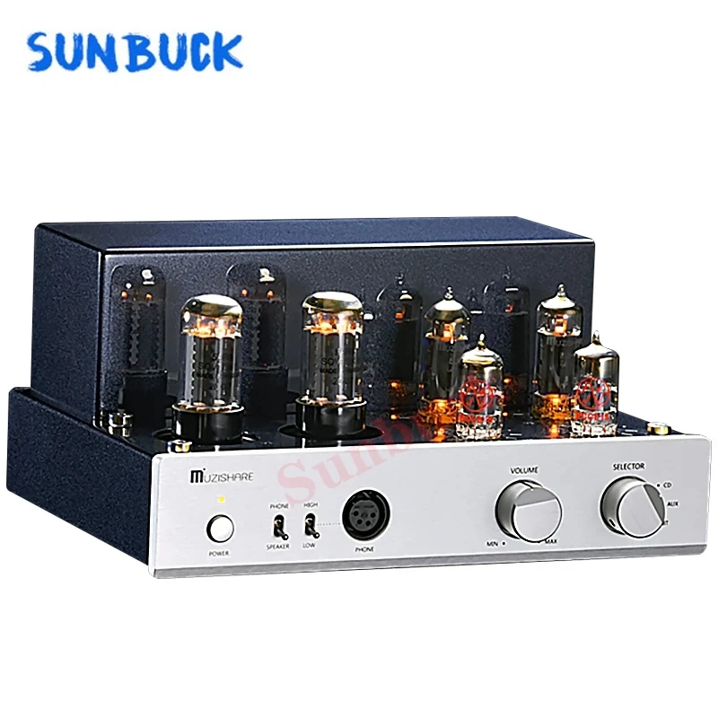 

Sunbuck 2.0 5W Balanced Headphone Vacuum Tube Amplifier 5AR4 EL84 12AX7 Class A Vacuum Tube Amplifier